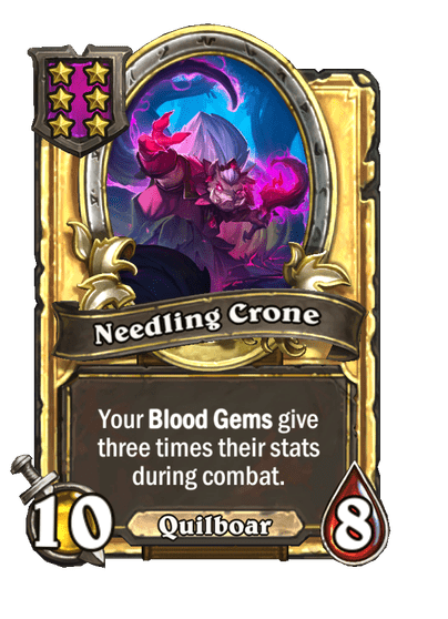 Needling Crone Hearthstone kártya