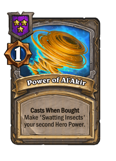 Power of Al'Akir Hearthstone kártya