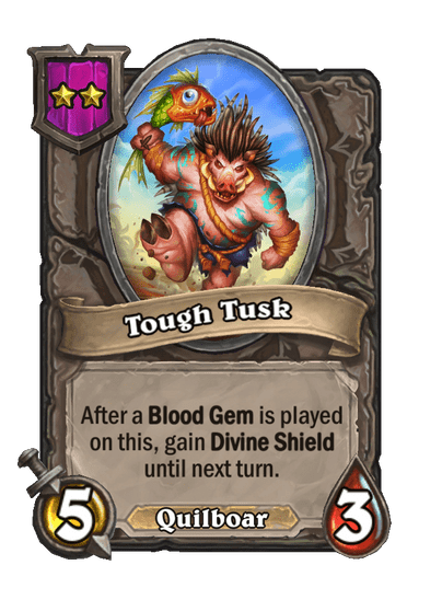 Tough Tusk Hearthstone kártya
