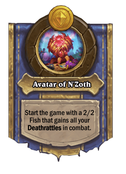 Avatar of N'Zoth Hearthstone kártya