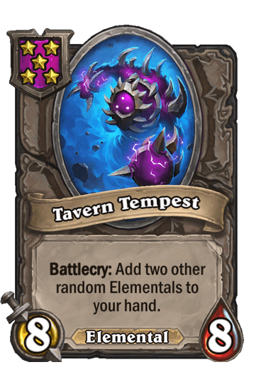 Tavern Tempest Hearthstone kártya