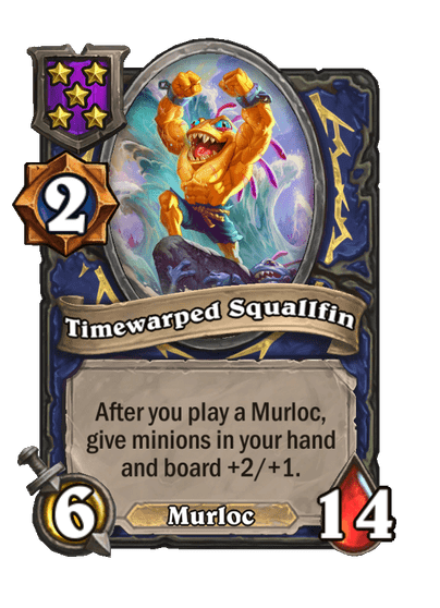 Timewarped Squallfin Hearthstone kártya