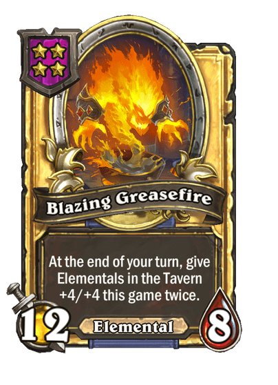Blazing Greasefire Hearthstone kártya