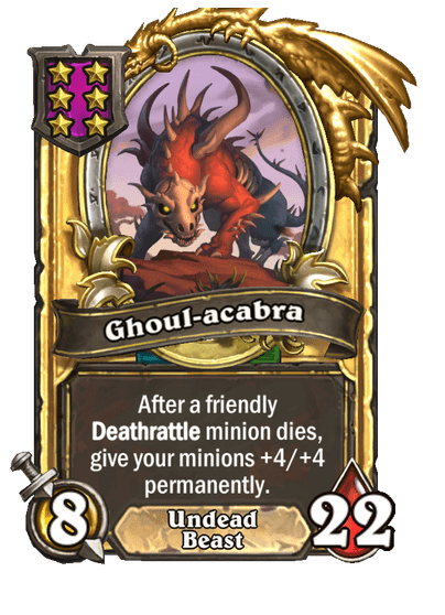Ghoul-acabra Hearthstone kártya