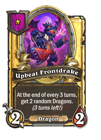 Upbeat Frontdrake Hearthstone kártya