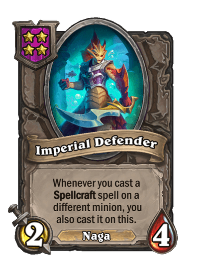 Imperial Defender Hearthstone kártya