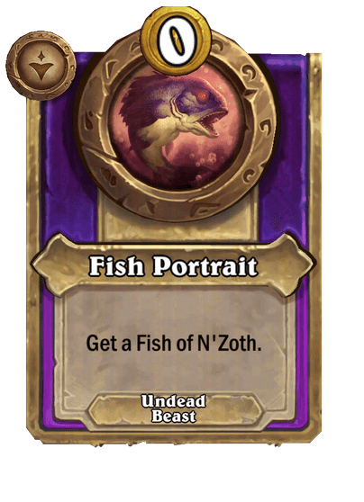 Fish Portrait Hearthstone kártya