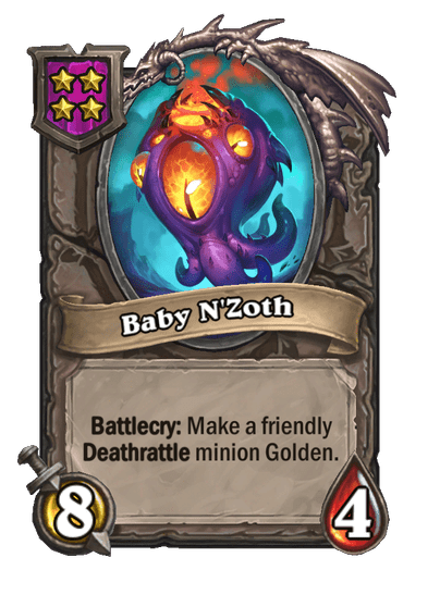Baby N'Zoth Hearthstone kártya