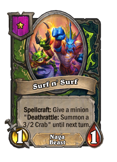 Surf n' Surf Hearthstone kártya