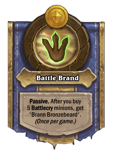 Battle Brand Hearthstone kártya