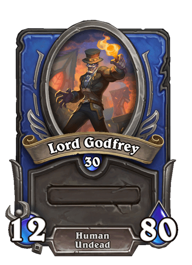 Lord Godfrey Hearthstone kártya