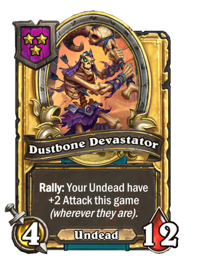 Dustbone Devastator Hearthstone kártya