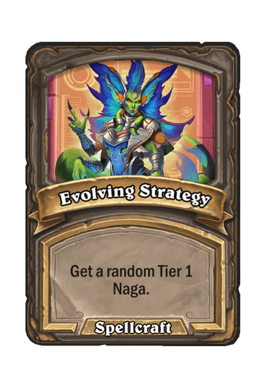 Evolving Strategy Hearthstone kártya