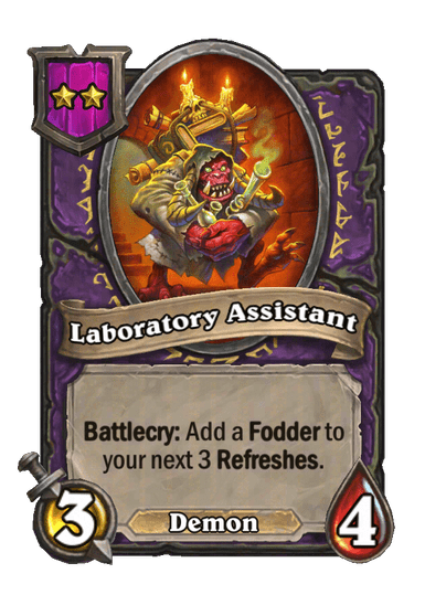 Laboratory Assistant Hearthstone kártya