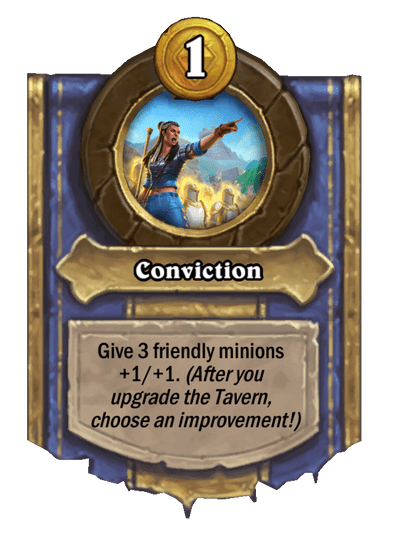 Conviction Hearthstone kártya