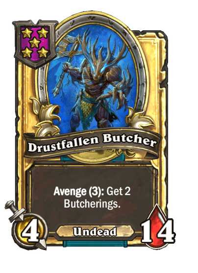 Drustfallen Butcher Hearthstone kártya