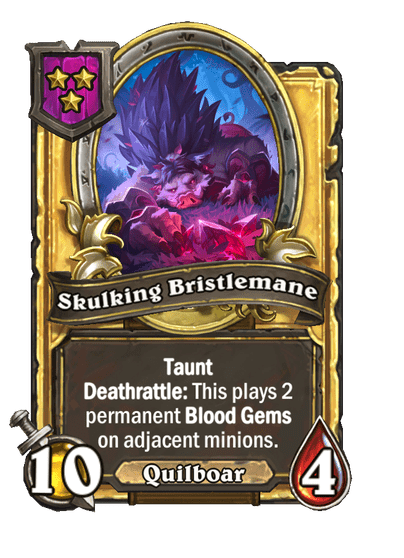 Skulking Bristlemane Hearthstone kártya