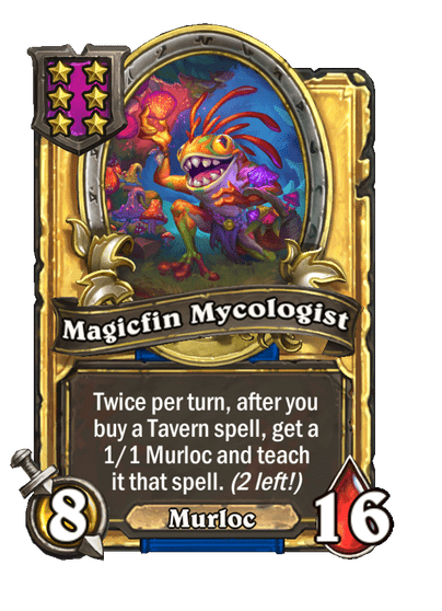 Magicfin Mycologist Hearthstone kártya