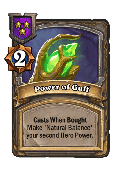 Power of Guff Hearthstone kártya