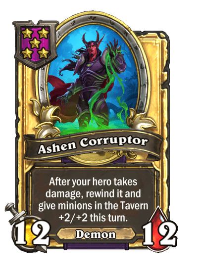 Ashen Corruptor Hearthstone kártya