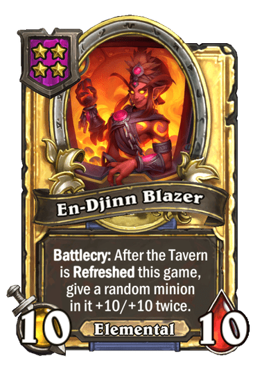 En-Djinn Blazer Hearthstone kártya
