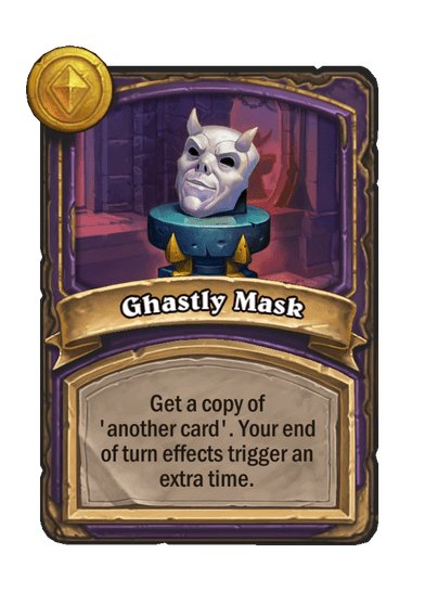 Ghastly Mask Hearthstone kártya