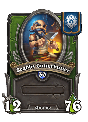 Scabbs Cutterbutter Hearthstone kártya