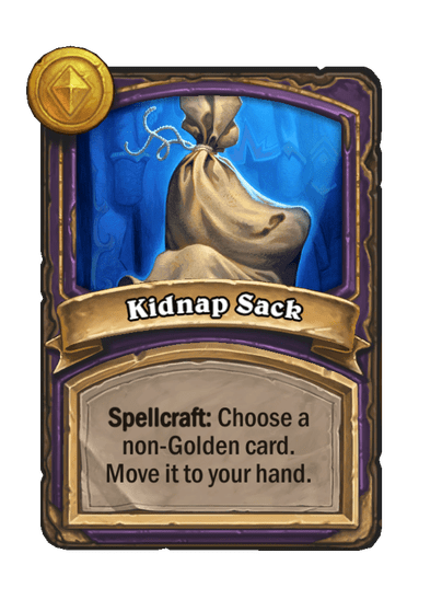 Kidnap Sack Hearthstone kártya