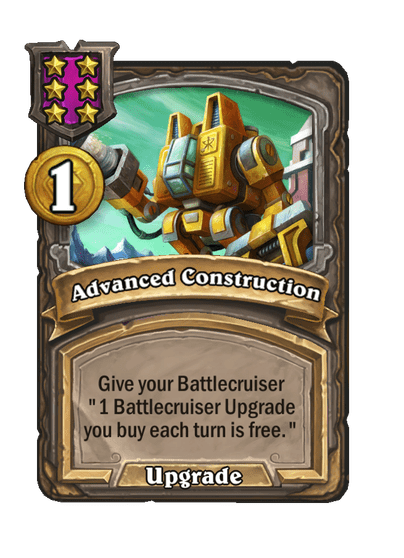Advanced Construction Hearthstone kártya