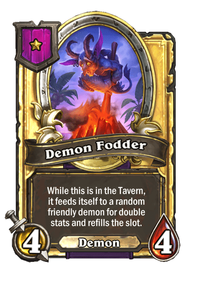 Demon Fodder Hearthstone kártya