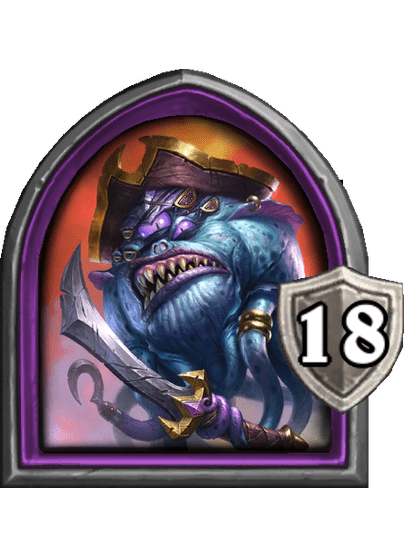 Patches the Pirate Hearthstone kártya