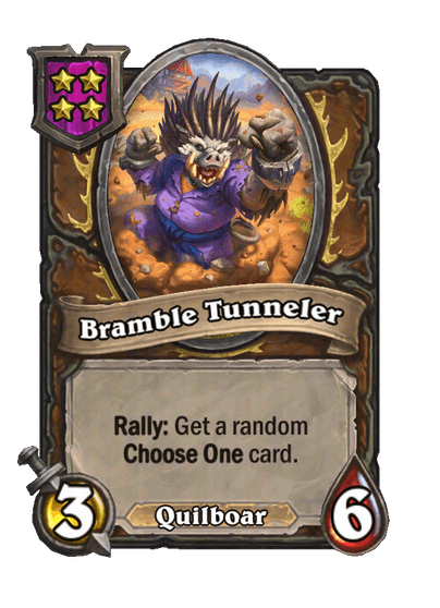 Bramble Tunneler Hearthstone kártya