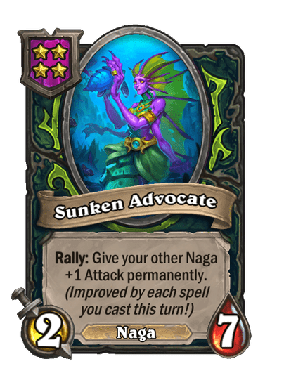 Sunken Advocate Hearthstone kártya
