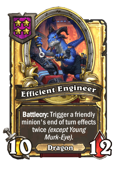 Efficient Engineer Hearthstone kártya