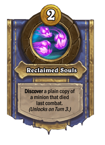 Reclaimed Souls Hearthstone kártya
