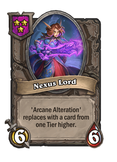 Nexus Lord Hearthstone kártya