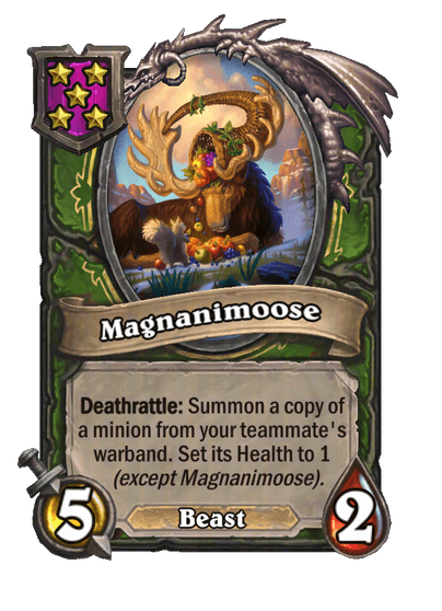 Magnanimoose Hearthstone kártya