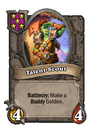 Talent Scout Hearthstone kártya