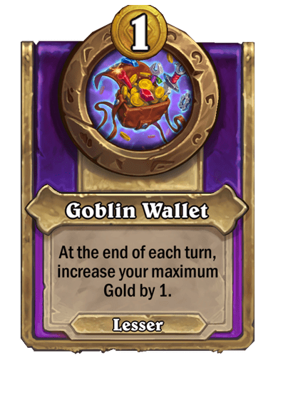 Goblin Wallet Hearthstone kártya