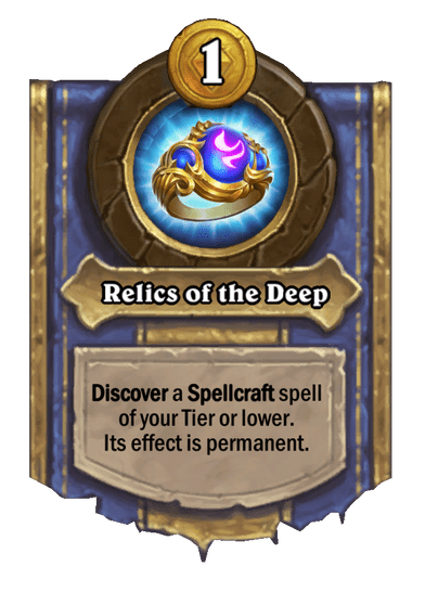 Relics of the Deep Hearthstone kártya