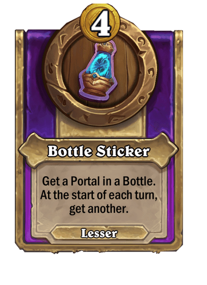 Bottle Sticker