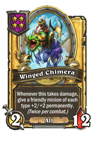 Winged Chimera Hearthstone kártya