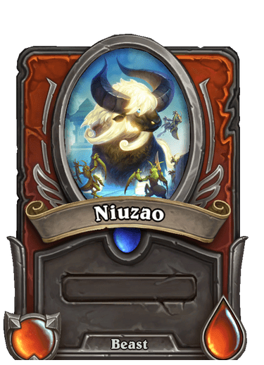 Niuzao Hearthstone kártya