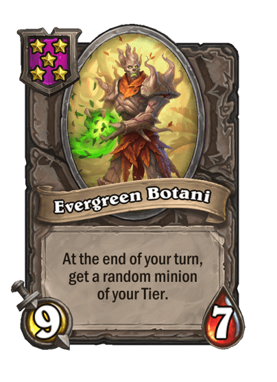 Evergreen Botani Hearthstone kártya