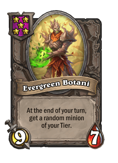 Evergreen Botani Hearthstone kártya