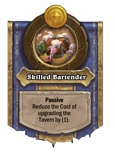 Skilled Bartender Hearthstone kártya
