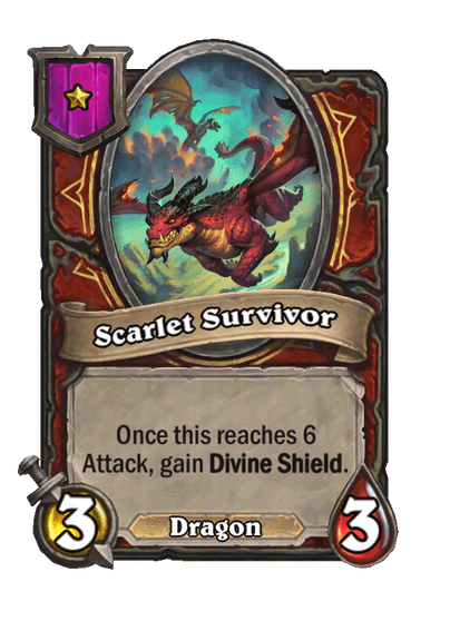 Scarlet Survivor Hearthstone kártya