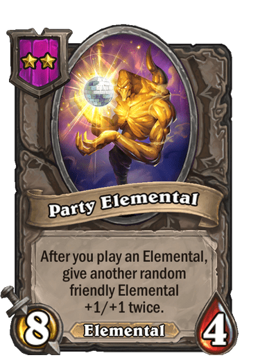 Party Elemental Hearthstone kártya