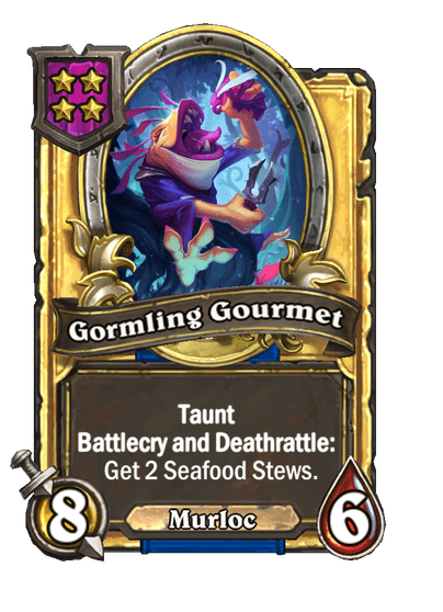 Gormling Gourmet Hearthstone kártya