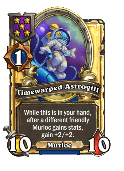 Timewarped Astrogill Hearthstone kártya